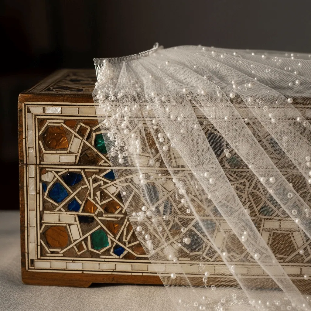 The Classic Pearl Veil