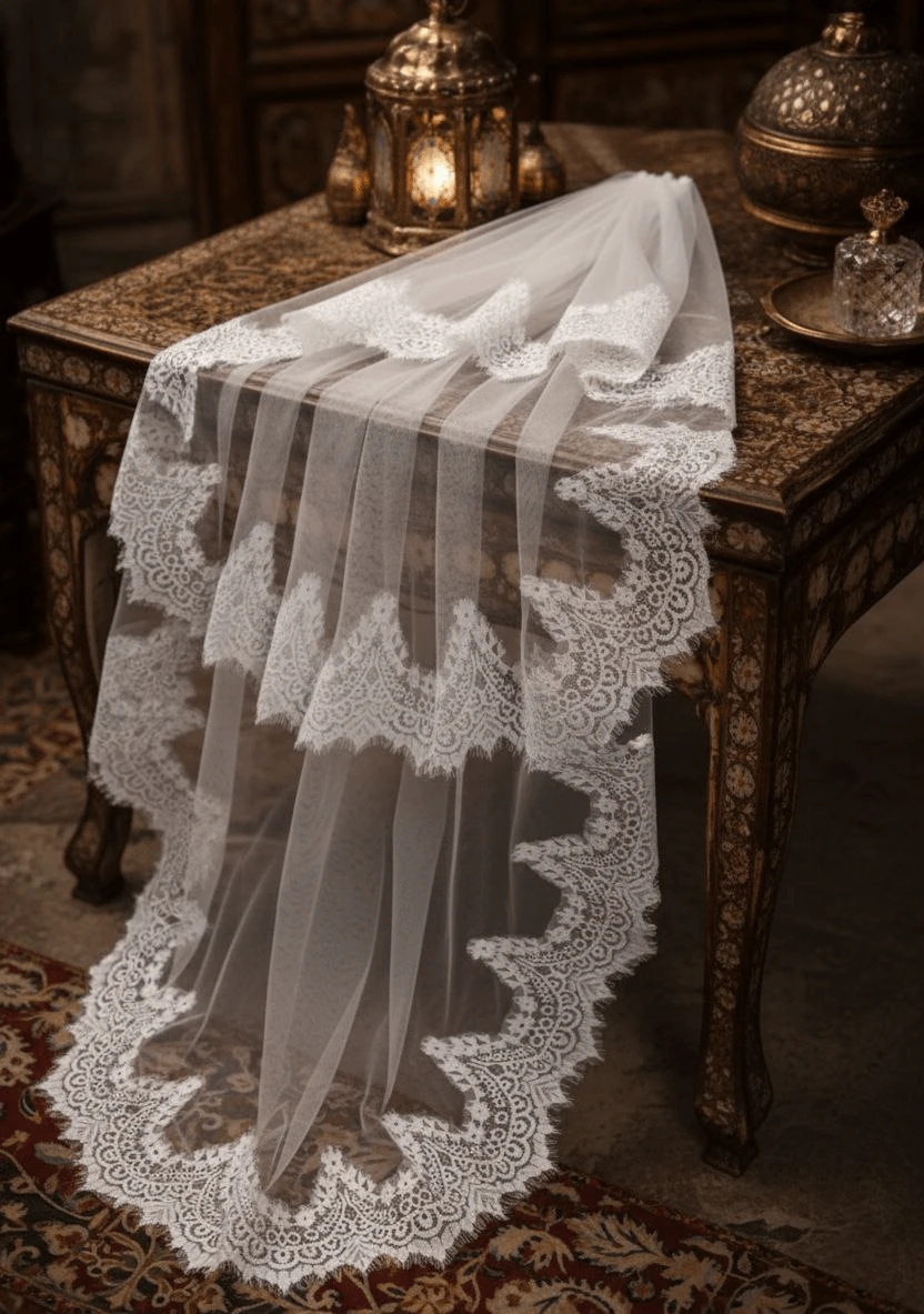 The Royal Lace Veil